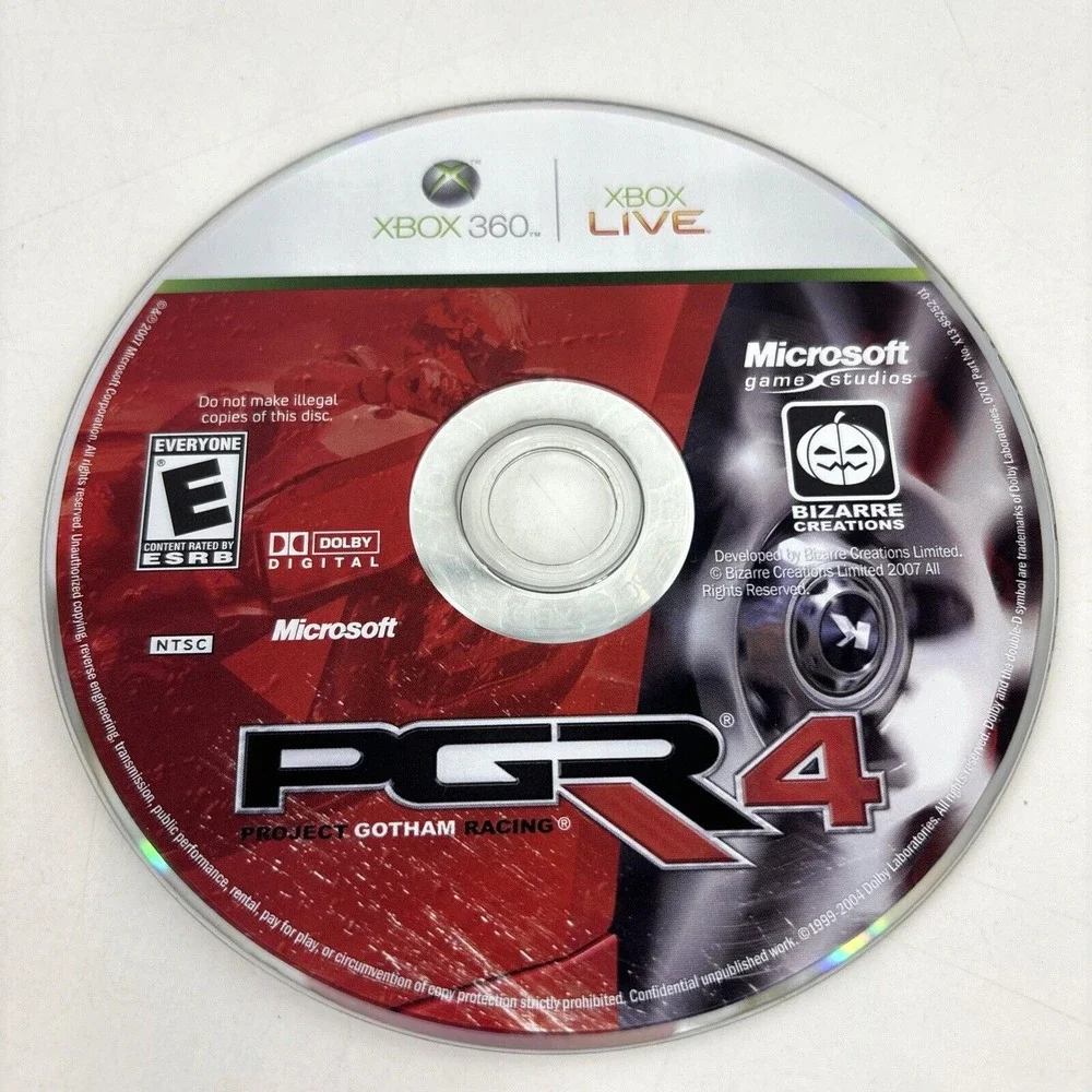 Project‎ Gotham Racing 4 (Microsoft Xbox 360, 2007) Video Game Complete